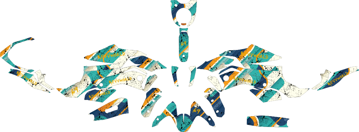 Grafica Personalizzata Yamaha MT-07 (2014-2017)